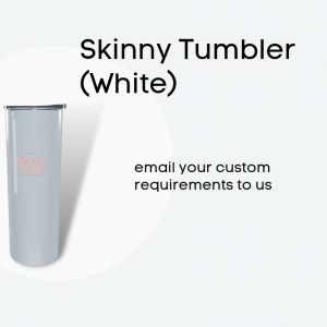 Skinny Tumbler - White