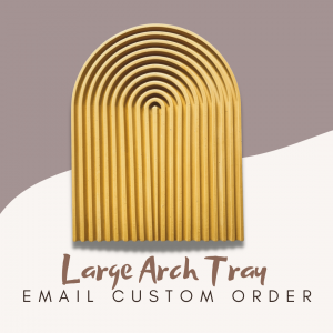 Large Arch Tray Gold